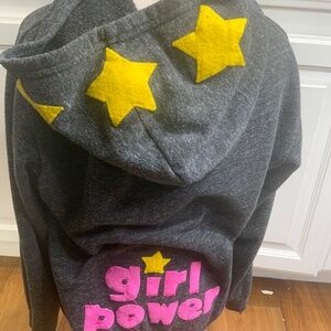 Declan “Girl Power” Long-Sleeved Zippered Hoodie
